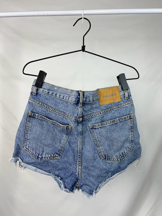 Distressed Denim Shorts