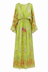 Embellished Bohemian Maxi Dress