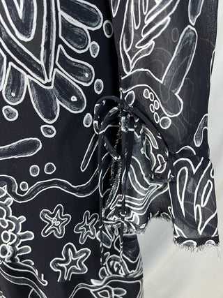 Black Printed Dress