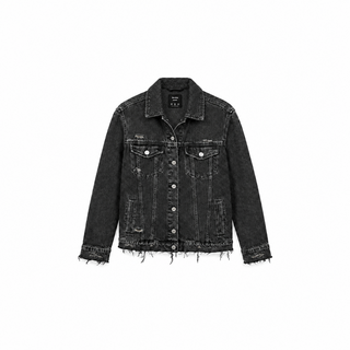 Washy Distressed Denim Jacket
