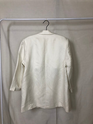 Linen-Blend Blazer