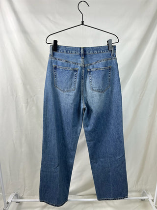 Wash Wide-Leg Denim