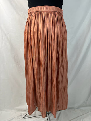 Rusty Pleated Skirt