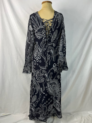 Black Printed Dress