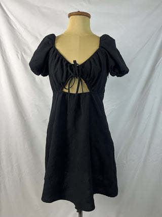 Puffy Shoulder Dress