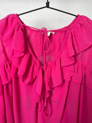 Sheer Ruffly Blouse