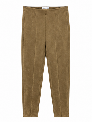Suede Tapered Leggings