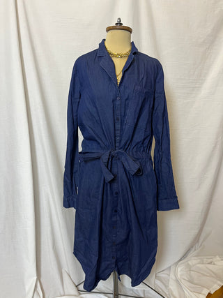Denim Collar Dress
