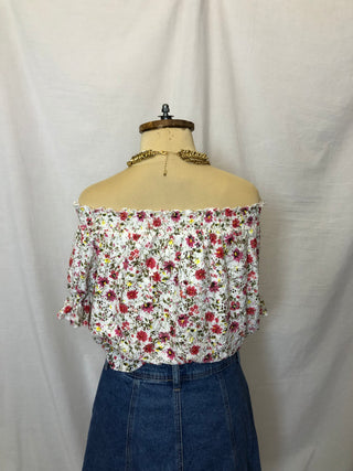 Flowy Floral Off Shoulder
