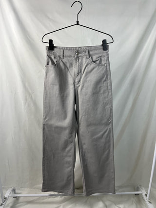 Light Ash Wide-Leg Jeans