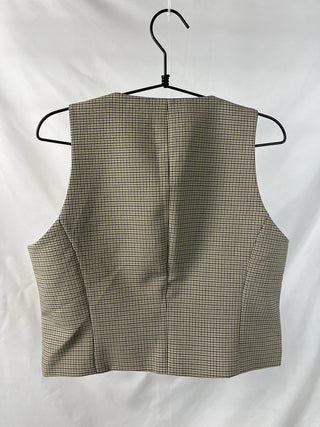 Vintage Check Vest
