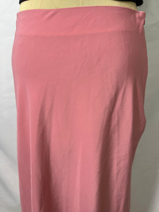 Flowy Satin-Like Skirt