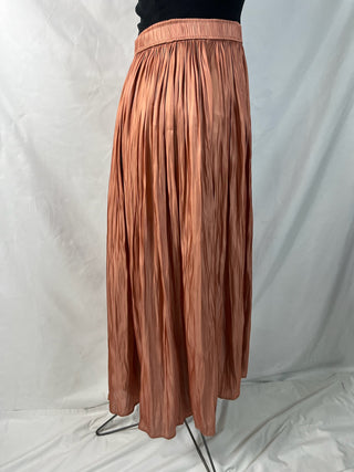 Rusty Pleated Skirt