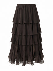 Choco Ruffly Skirt