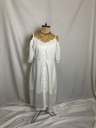 White Off-Shoulder Dress