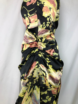 Side Cut Ruffle Dress