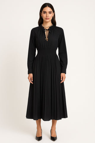 Soft-Girl Midnight Flowy Maxi