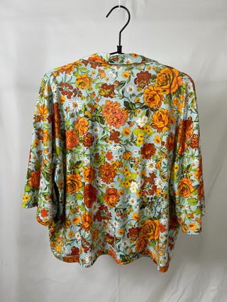 Vintage Floral Blouse