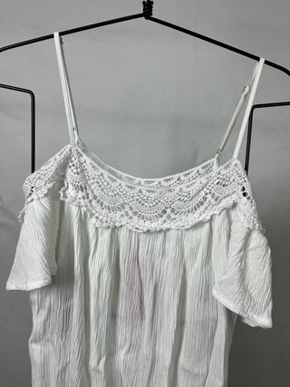 Off-Shoulder Lace Blouse