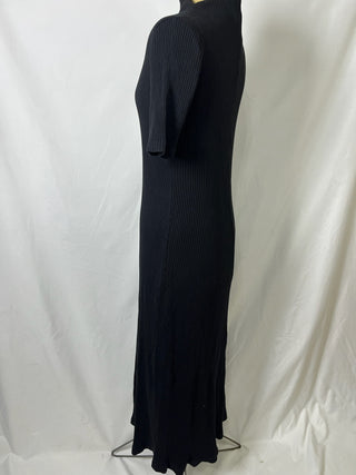 Black Ribbed Dress