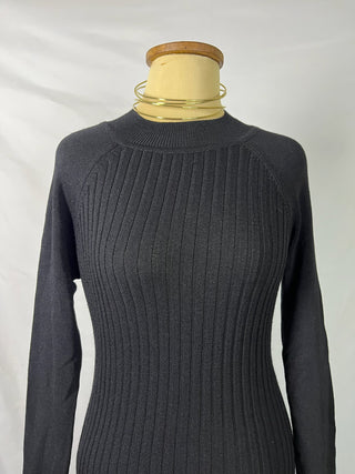 Backless Ribbed Dress