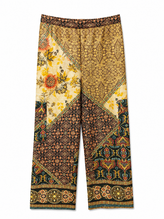 Boho Patchwork Print Pants