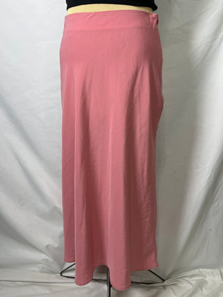 Flowy Satin-Like Skirt