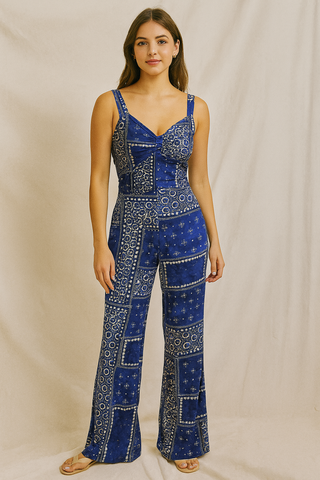 Patchwork Jumpsuit