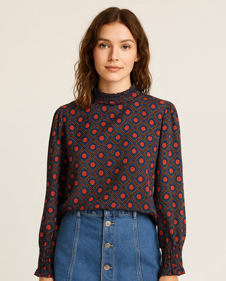 Retro Hexa Blouse
