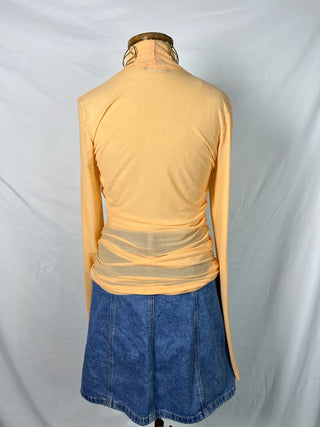 Peachy Sheer Top