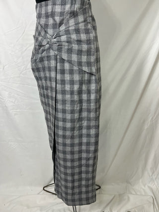 Smart Checkered Skirt