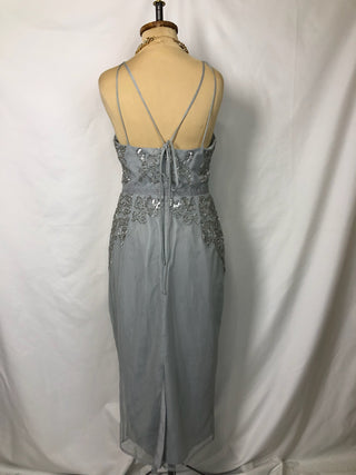 Halter Silver Shine Dress