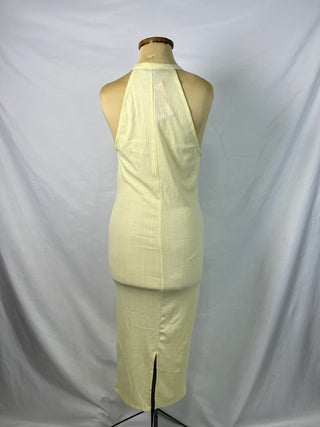 Creamy Halter Dress