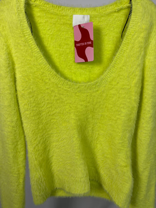 Lime Fuzzy Sweater