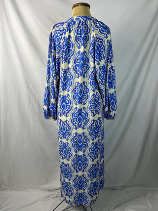 Mosaic Print Maxi Dress