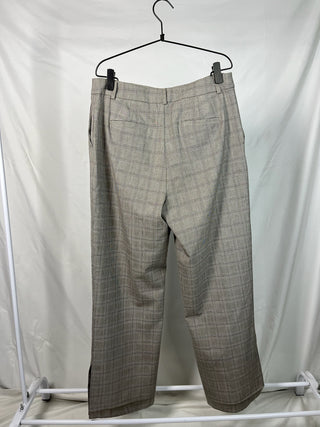 Glen Plaid Tailored Pants