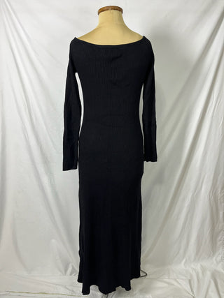 Open Neckline Maxi Dress