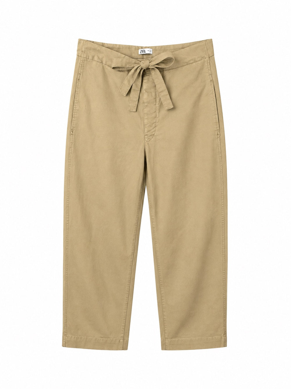 Tie-Waist Wide-Leg Pants