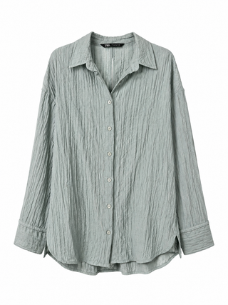 Open-Back Collared Chemise