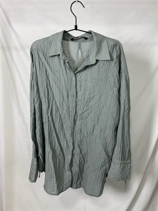 Open-Back Collared Chemise