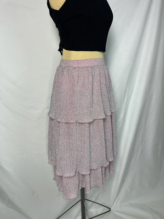 Shimmery Layered Skirt