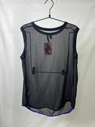 Sheer Sleeveless Layering Blouse