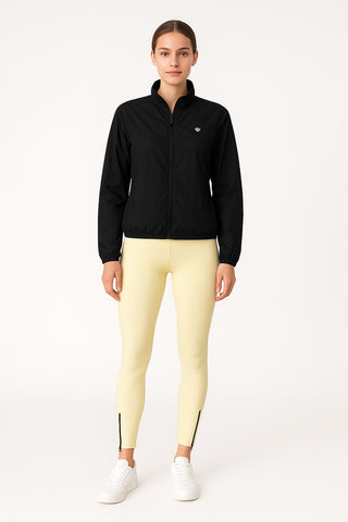 Lemon Zip-Up Leggings