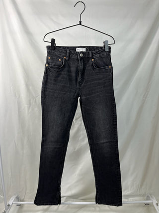 Dark Wash Straight-Leg Jeans