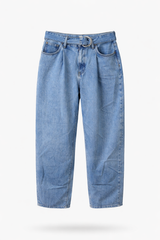 Chambray Jeans With Belt