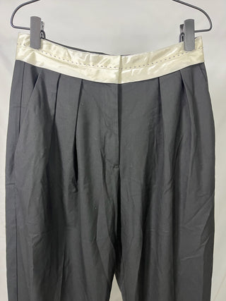 Contrast Belt Smarty Pants
