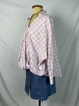 Lavender Tweed Blouse