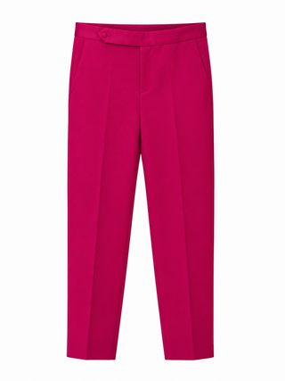 Bold Satin Tailored Pants