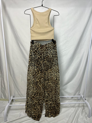 Sheer Leopard Pants