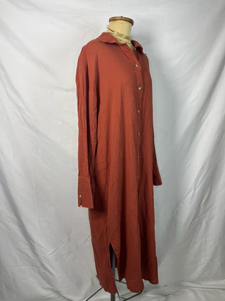 Rust Textured Dress